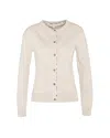 Barbour Cardigan  Woman Color Dove Grey In St53