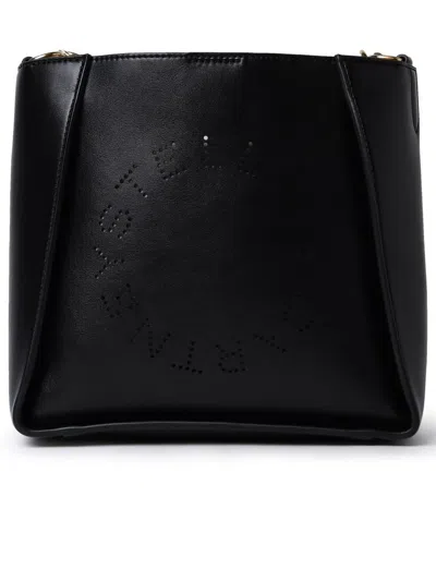 Stella Mccartney Black Soft Polyurethane Mini Crossbody Bag