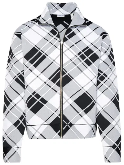 Burberry Checked Lightweight Jacket In Black