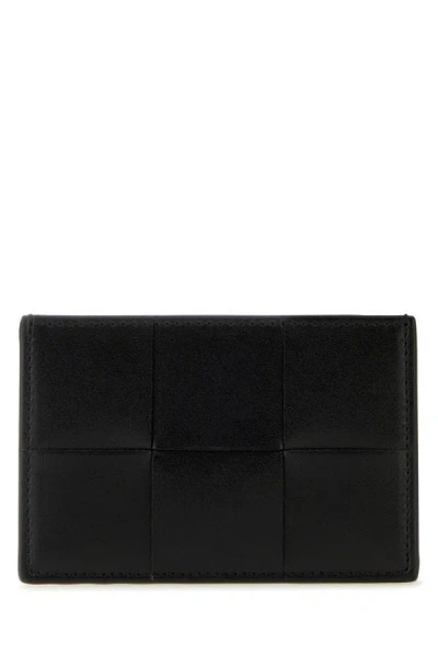 Bottega Veneta Man Black Leather Card Holder