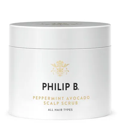 Philip B Peppermint Avocado Scalp Scrub (236ml) In Multi