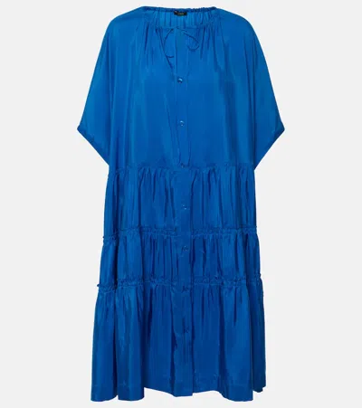 Joseph Emile Habotai Dress In Blue