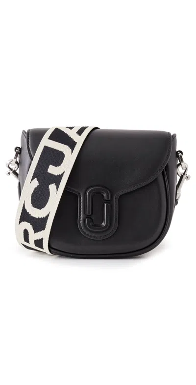Marc Jacobs The J Marc Small Saddle Bag In Black