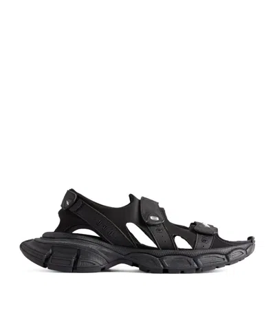 Balenciaga 5cm 3xl Rubber Sandals In Black
