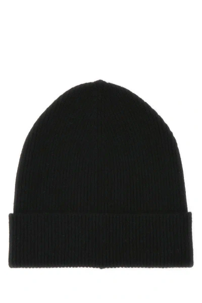 Prada Man Black Cashmere Beanie Hat