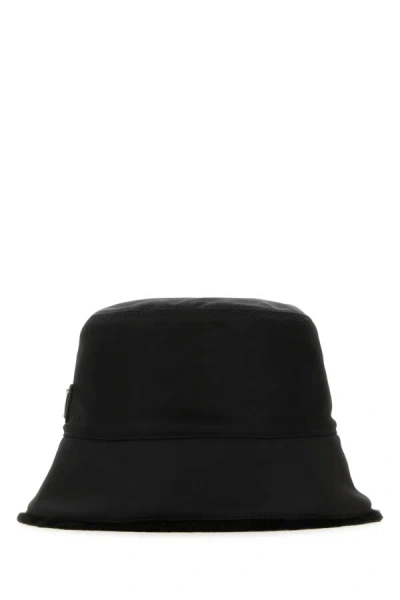 Prada Man Black Nylon Hat