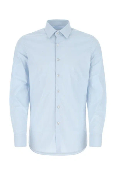 Prada Classic Tailored Shirt In Blue