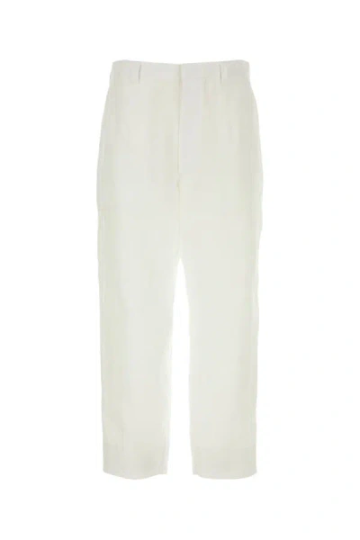 Prada Trousers In White