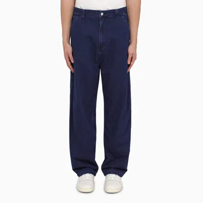 Carhartt Og Single Knee Pant Cotton Jeans In Blue