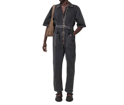 Rachel Comey Drill Jumpsuit In Grey Denim