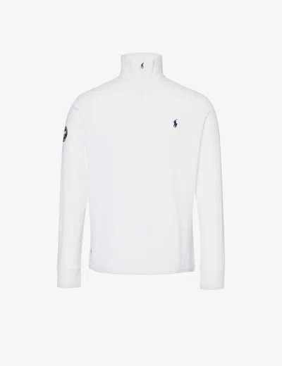 Polo Ralph Lauren Men's Ceramic White X Wimbledon Cotton-piqué Sweatshirt