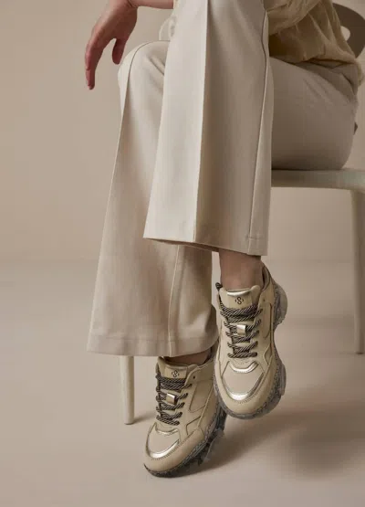 Summum Sole Sneaker In Ivory In Multi