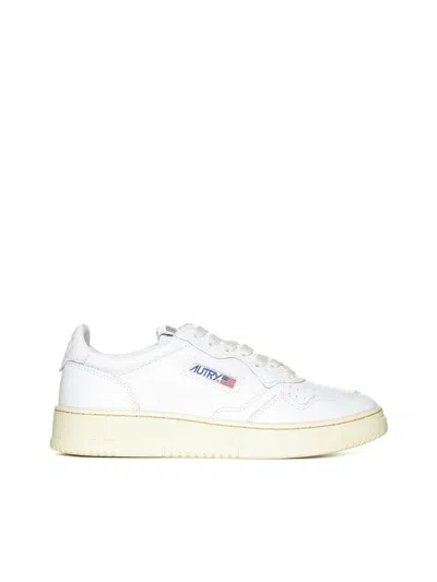 Autry Sneakers In Leat/leat Wht/wht