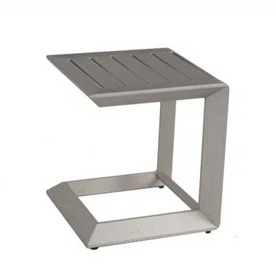 Simplie Fun All Aluminum Outdoor Coffee Table In Metallic
