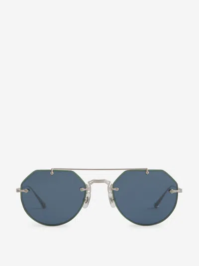 Matsuda Geometric Sunglasses M3121 In Japanese Acetate Inserts