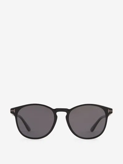 Tom Ford Lewis Oval Sunglasses In Black