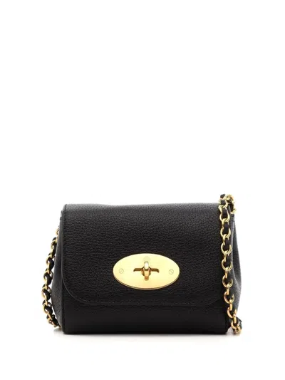 Mulberry Mini Lily Crossbody Bag In Black  