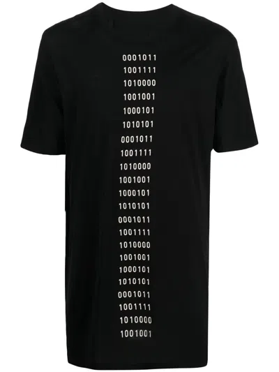 11 By Boris Bidjan Saberi Logo-print Short-sleeved T-shirt In Black