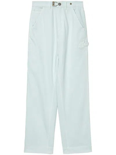 Objects Iv Life Logo-print Straight-leg Jeans In White