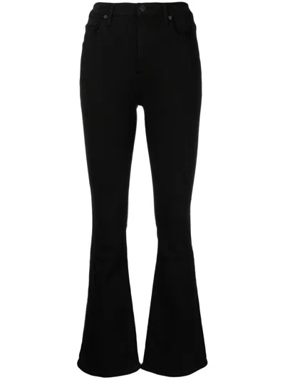 Citizens Of Humanity Lilah Flared Jeans In Plush Black