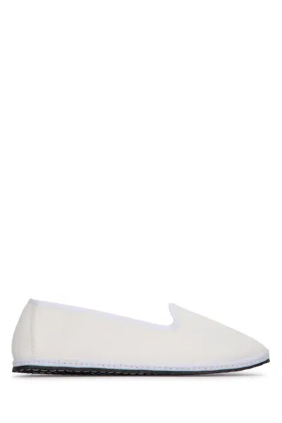 Vibi Venezia Woman Loafers Light Grey Size 10 Leather In White