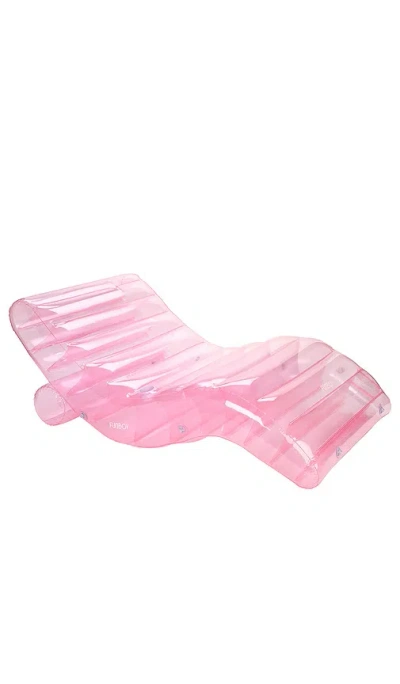 Funboy Clear Pink Chaise Lounger