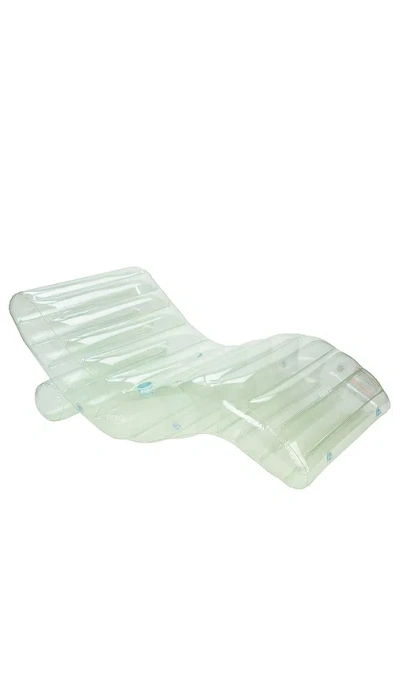 Funboy Clear Seaglass Chaise Lounger In Green