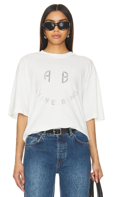 Anine Bing Shirt Kent Smiley In White