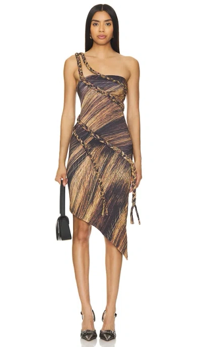 Marrknull Asymmetrisches Kleid In Brown