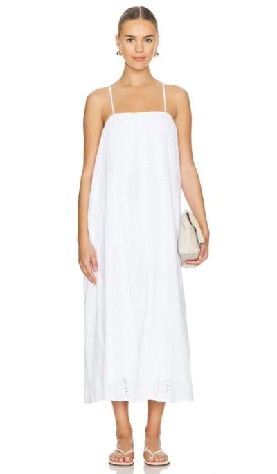 Seafolly Maxikleid Broderie In White