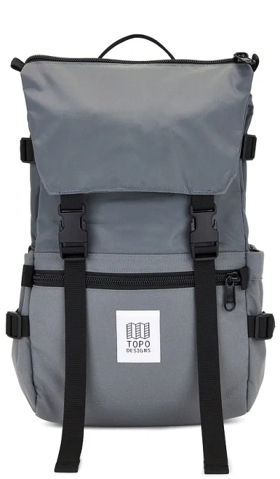 Topo Designs Rucksack In Charcoal
