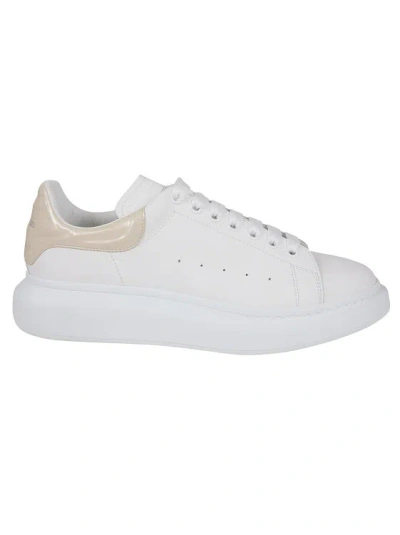 Alexander Mcqueen Oversized Low-top Sneakers In White/oyster