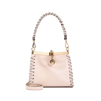 Etro Vela Leather Small Bag In Pink
