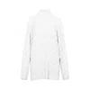 Balenciaga Logo Devore Turtleneck Rib Oversize Sweater In White