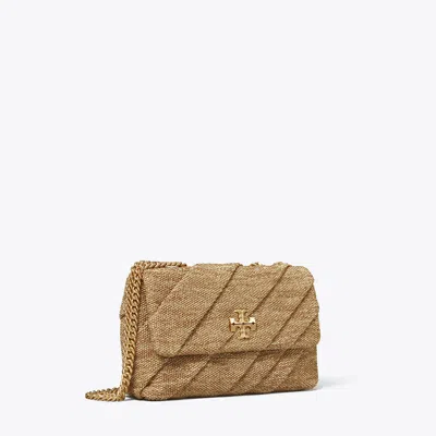 Tory Burch Kira Draped Raffia Small Convertible Shoulder Bag In Camel