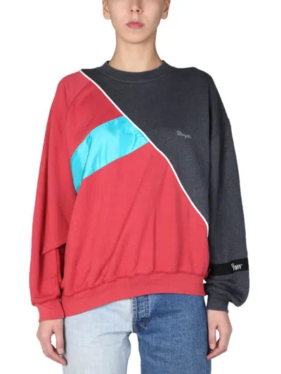 1/off Remade Wrangle Sweatshirt Unisex In Multicolour