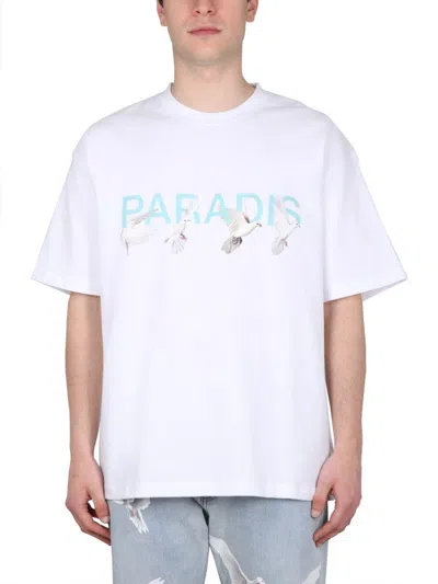 3paradis 3.paradis Paradis T-shirt In White
