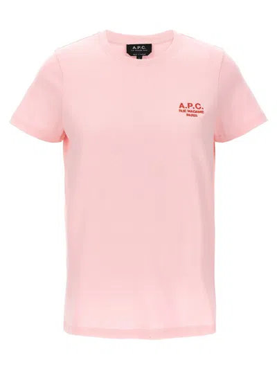 Apc T-shirt Denise In Pink
