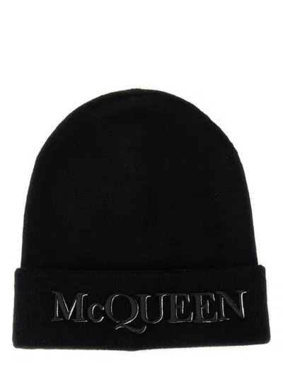Alexander Mcqueen Hat With Logo In Black