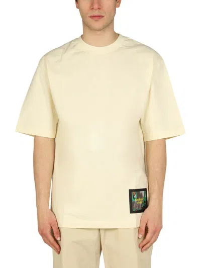 Ambush T-shirt With Logo Patch In White