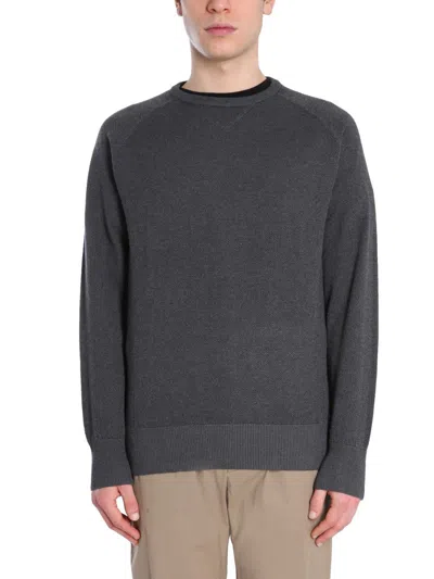 Aspesi Crew Neck Sweater In Grey