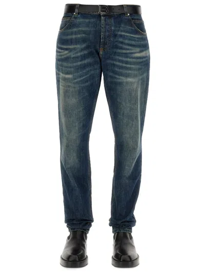Balmain Jeans "faded" In Denim