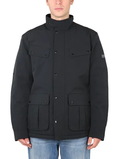 Barbour International Duke Waterproof Jacket In Black