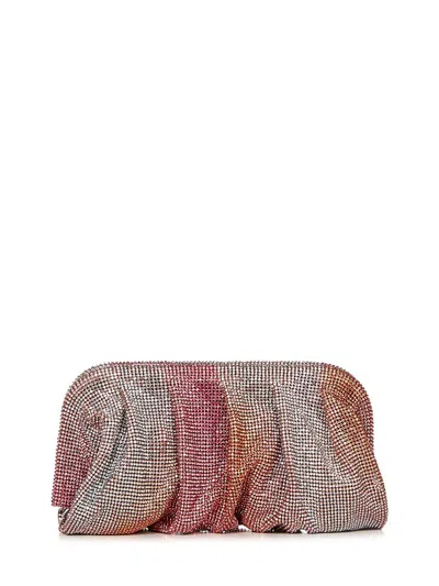 Benedetta Bruzziches Venus La Grande Crystal Clutch Bag In Pink