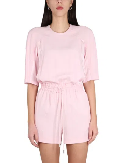 Boutique Moschino Sport Chic Jumpsuit In Pink