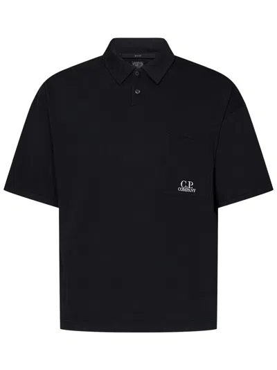 C.p. Company Polo Shirt In Black