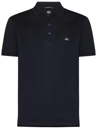 C.p. Company Polo Shirt In Blue