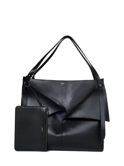 Coperni Belt Cabas Shoulder Bag In Black