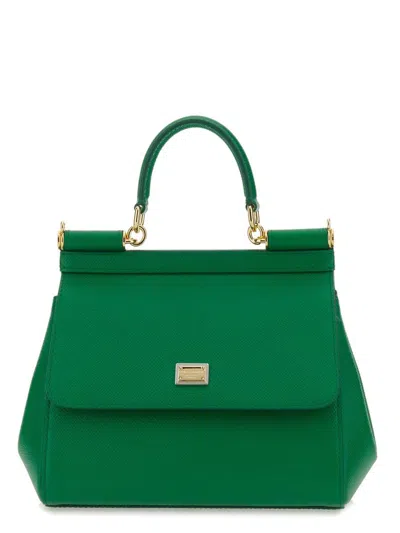 Dolce & Gabbana Sicily Medium Shoulder Bag In Green