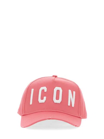 Dsquared2 Baseball Hat With Logo In Pink